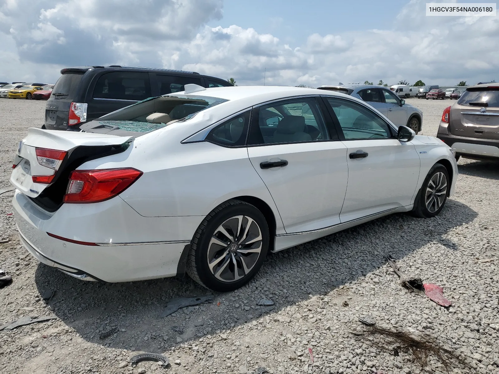 2022 Honda Accord Hybrid Exl VIN: 1HGCV3F54NA006180 Lot: 66694844