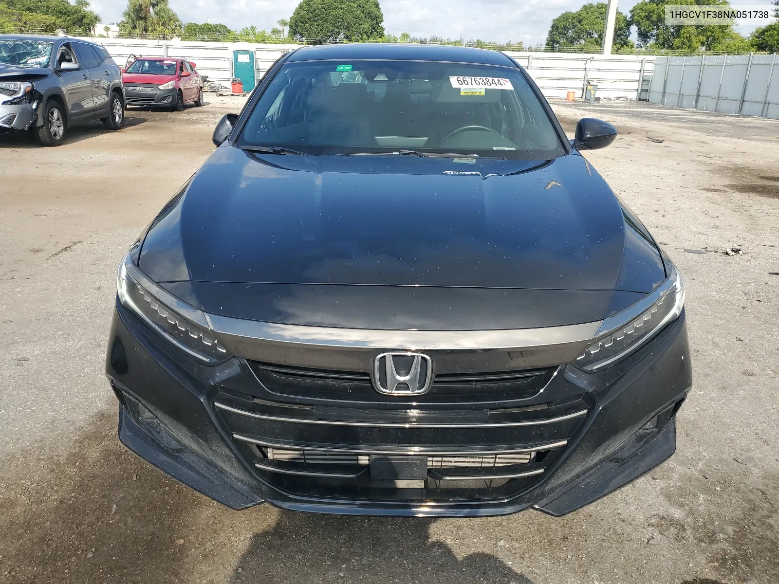 1HGCV1F38NA051738 2022 Honda Accord Sport