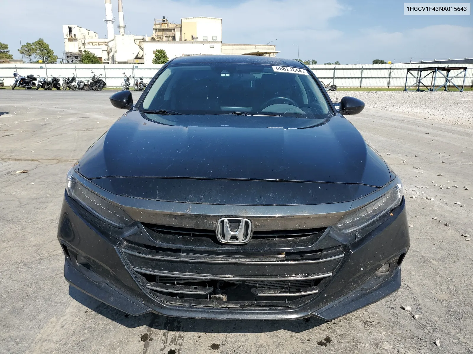 1HGCV1F43NA015643 2022 Honda Accord Sport Se