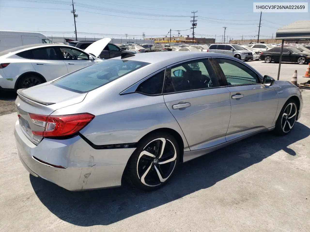 2022 Honda Accord Hybrid Sport VIN: 1HGCV3F26NA022659 Lot: 67036754