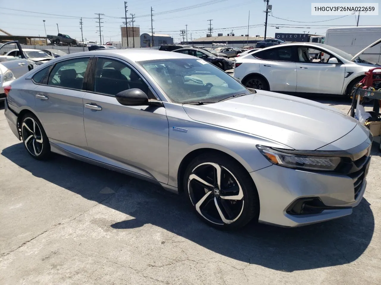 1HGCV3F26NA022659 2022 Honda Accord Hybrid Sport