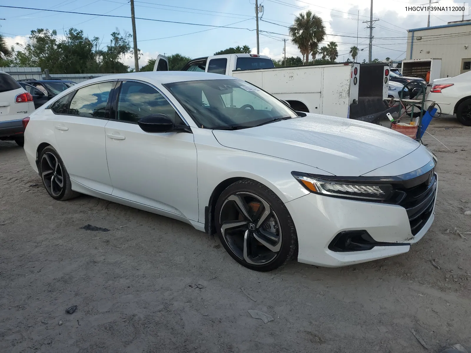 2022 Honda Accord Sport VIN: 1HGCV1F39NA112000 Lot: 67061124