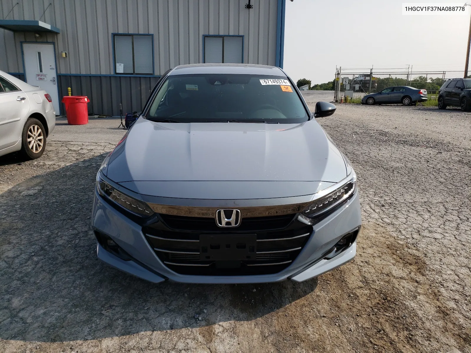 1HGCV1F37NA088778 2022 Honda Accord Sport