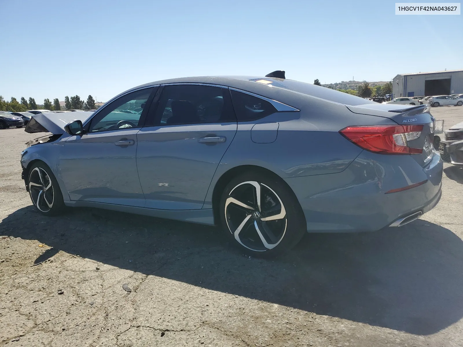 1HGCV1F42NA043627 2022 Honda Accord Sport Se