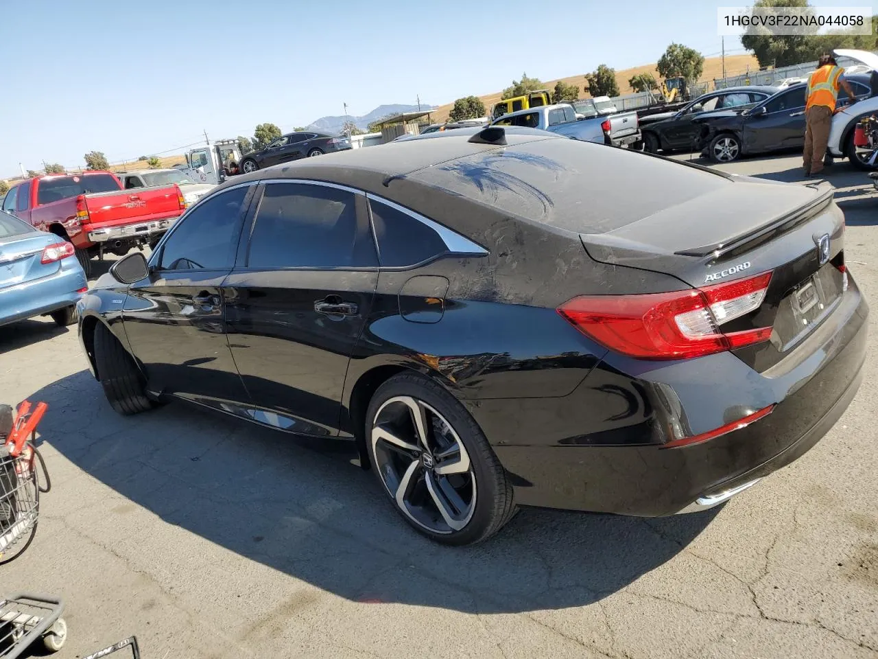 2022 Honda Accord Hybrid Sport VIN: 1HGCV3F22NA044058 Lot: 67787914