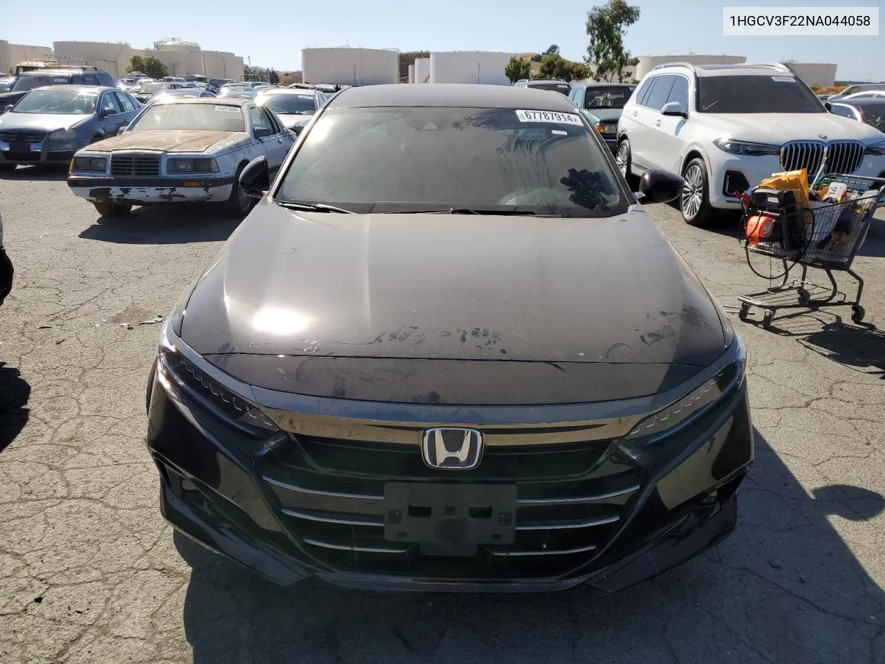 2022 Honda Accord Hybrid Sport VIN: 1HGCV3F22NA044058 Lot: 67787914