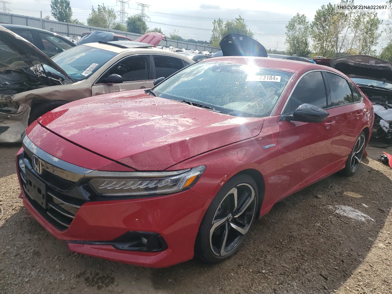 2022 Honda Accord Hybrid Sport VIN: 1HGCV3F23NA022697 Lot: 67923184