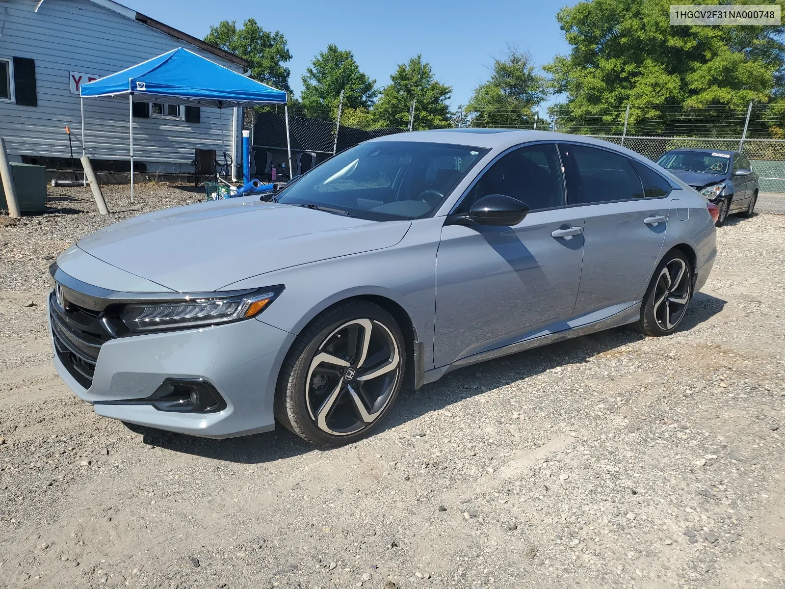 2022 Honda Accord Sport VIN: 1HGCV2F31NA000748 Lot: 68043784