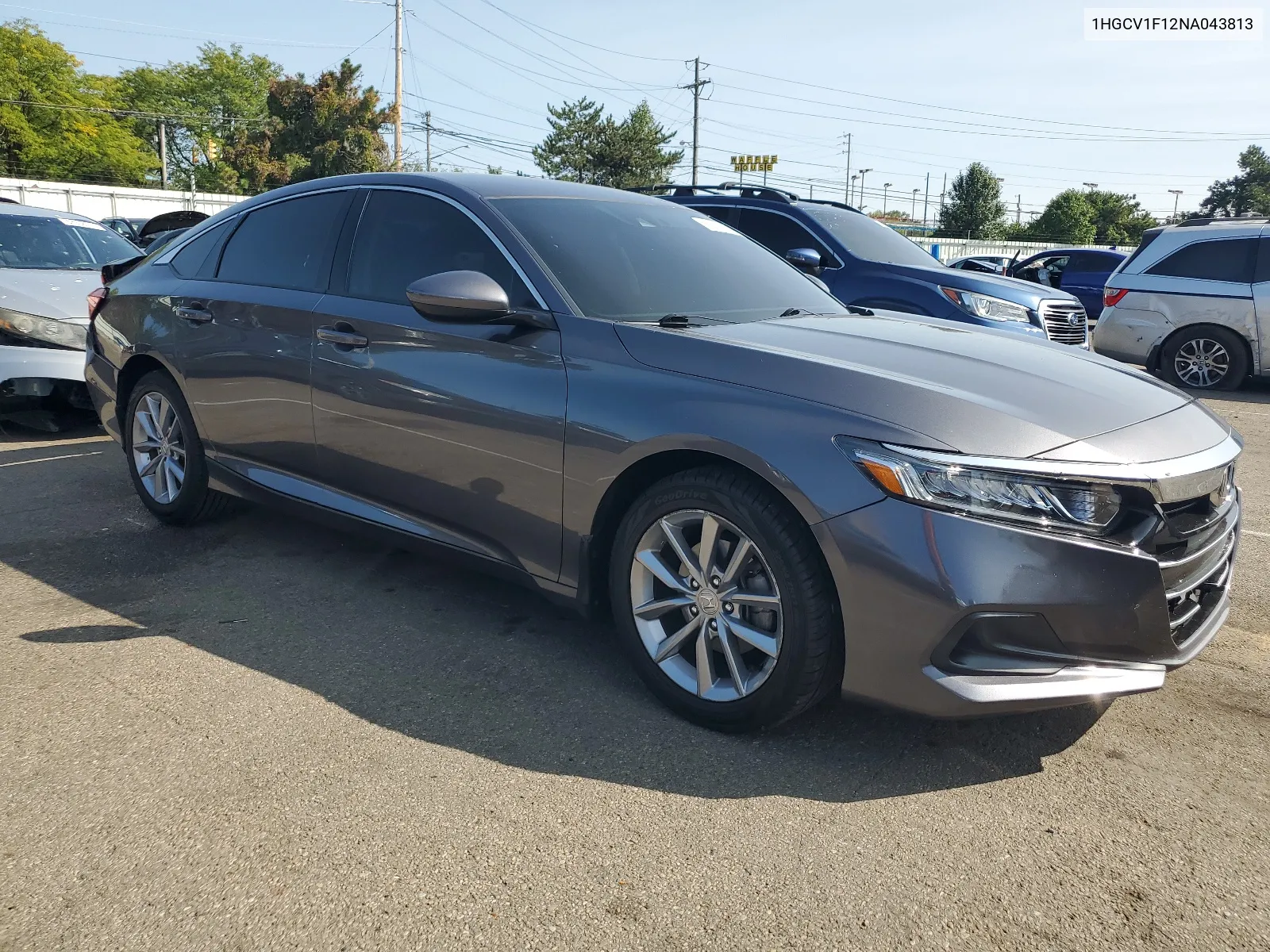 1HGCV1F12NA043813 2022 Honda Accord Lx