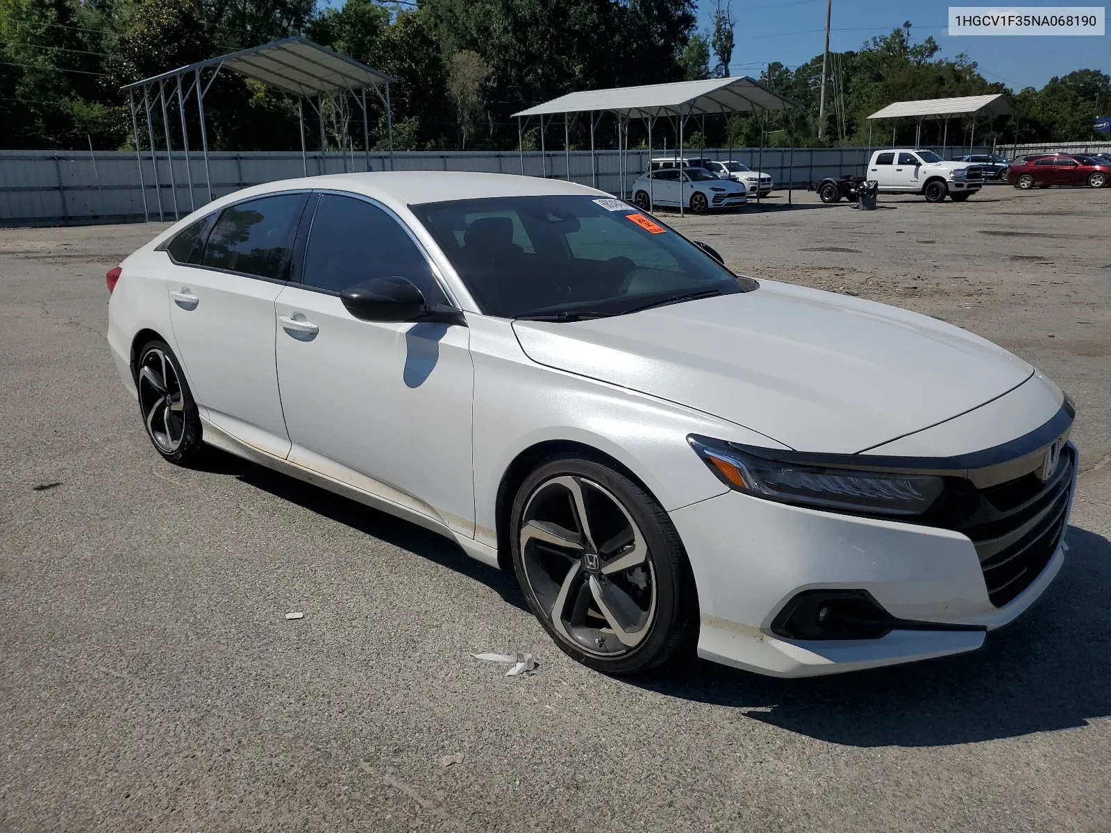 2022 Honda Accord Sport VIN: 1HGCV1F35NA068190 Lot: 68248474