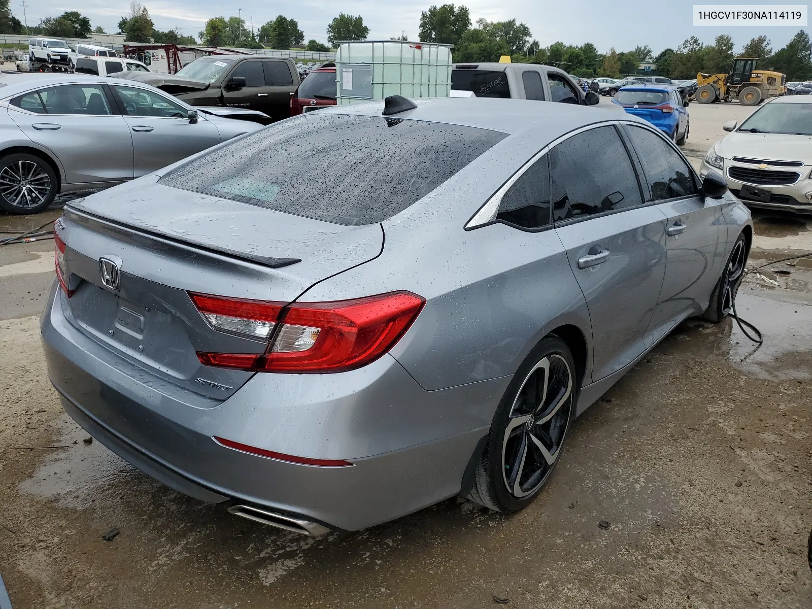 2022 Honda Accord Sport VIN: 1HGCV1F30NA114119 Lot: 68302304