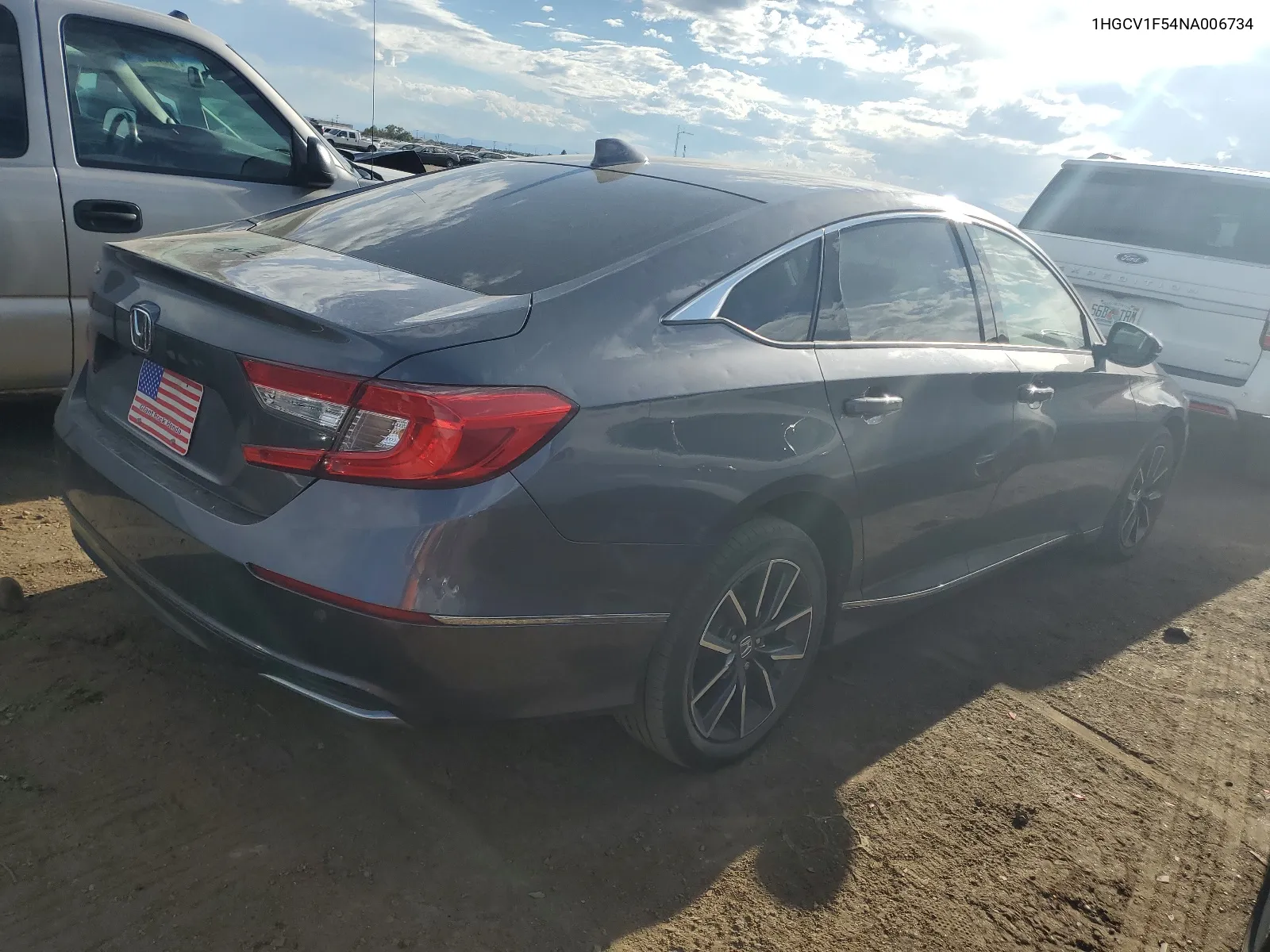 1HGCV1F54NA006734 2022 Honda Accord Exl