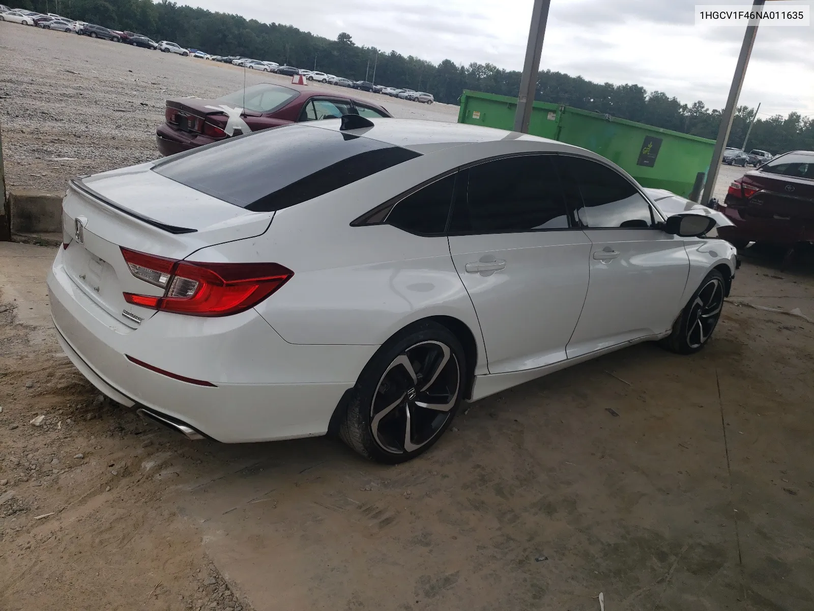 2022 Honda Accord Sport Se VIN: 1HGCV1F46NA011635 Lot: 68566964