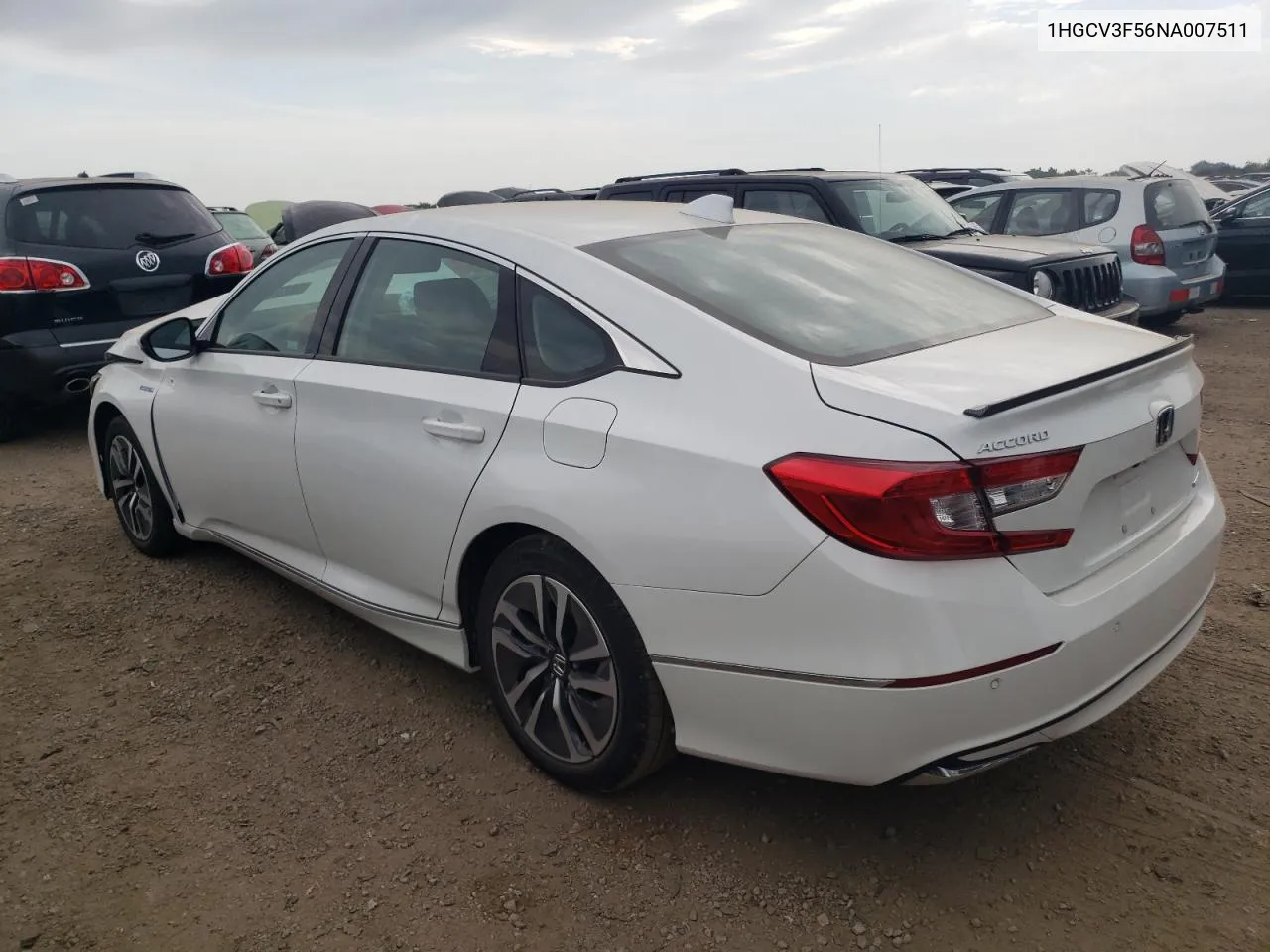 1HGCV3F56NA007511 2022 Honda Accord Hybrid Exl