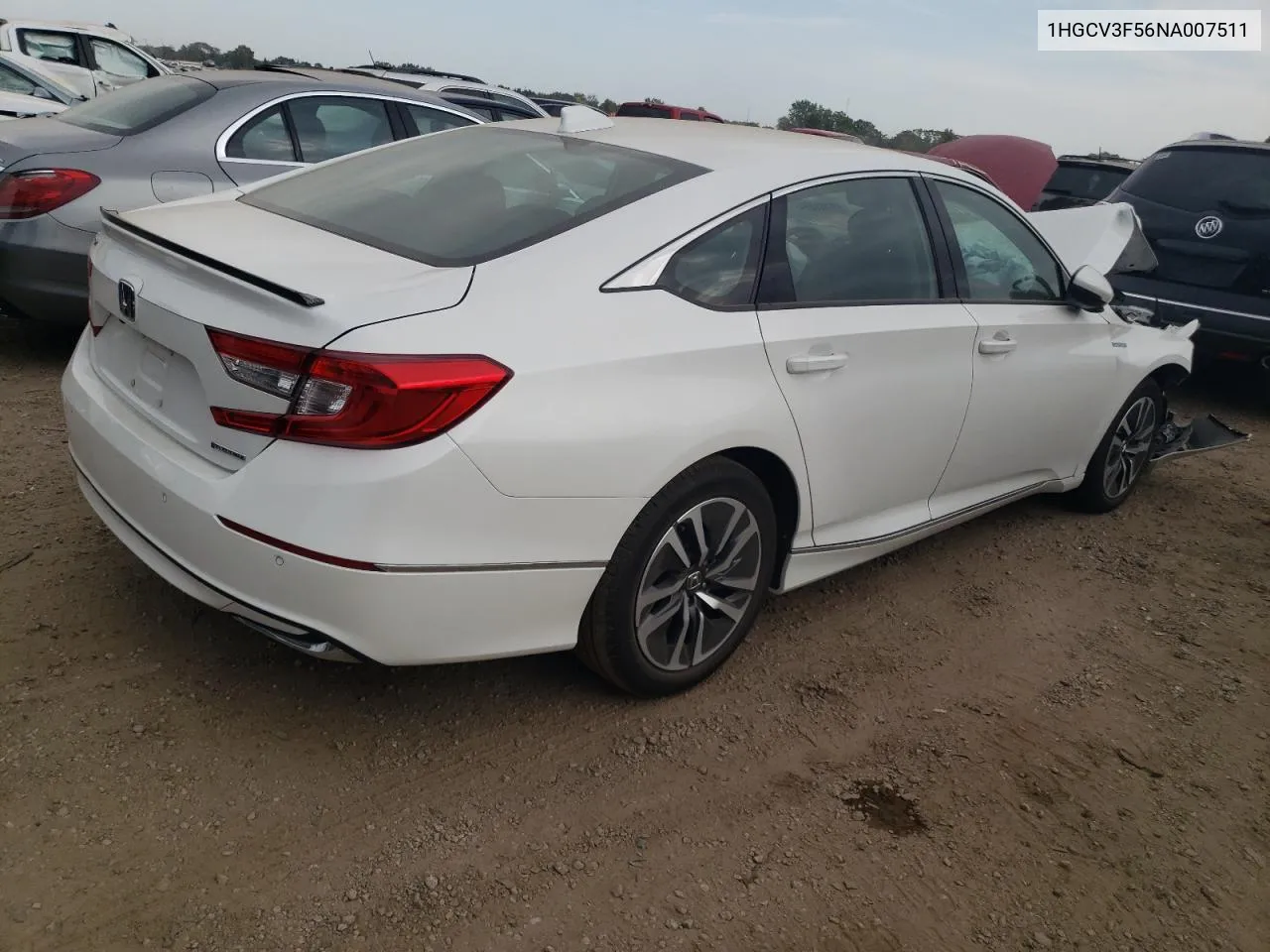 2022 Honda Accord Hybrid Exl VIN: 1HGCV3F56NA007511 Lot: 68761594