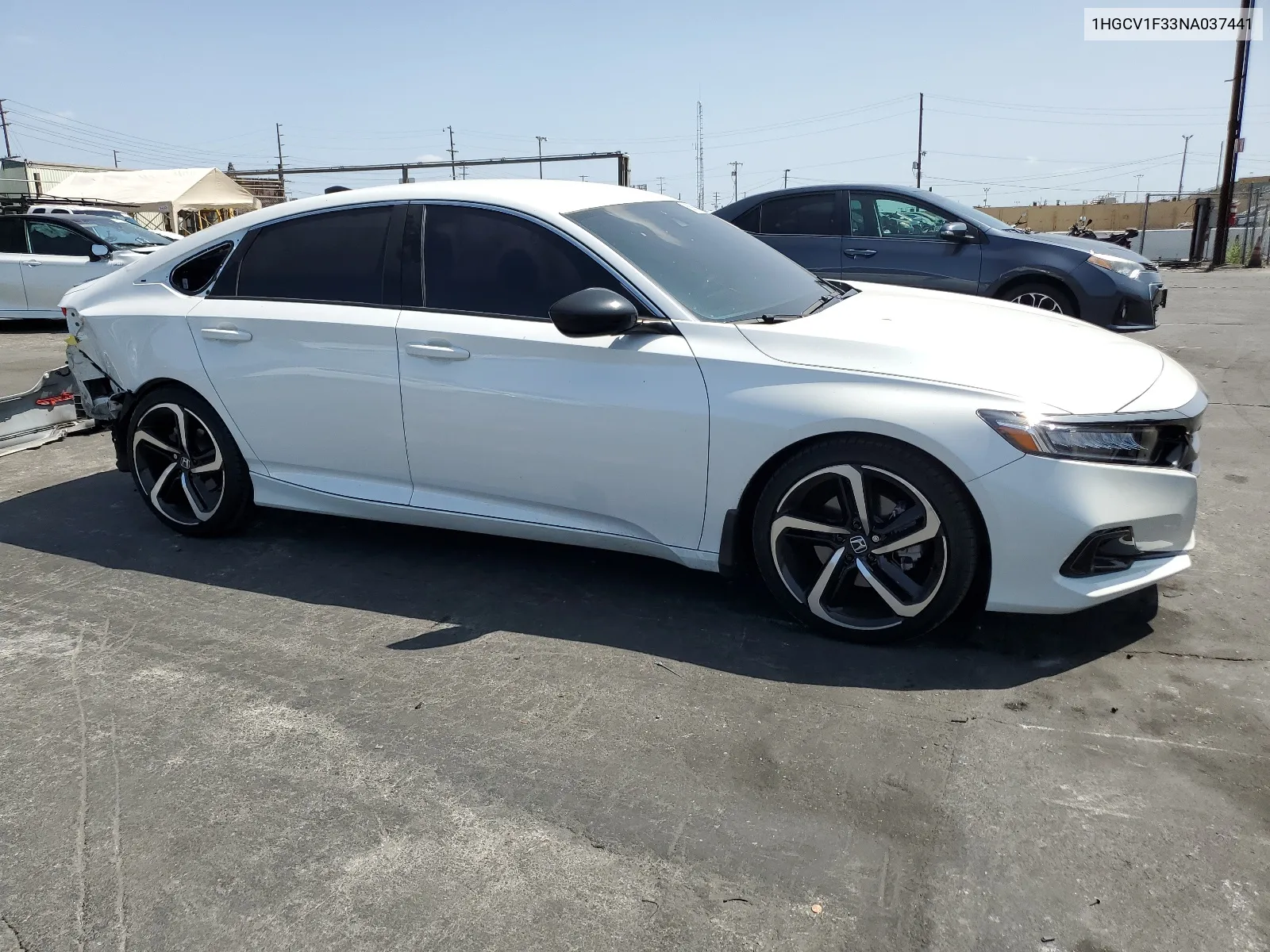 2022 Honda Accord Sport VIN: 1HGCV1F33NA037441 Lot: 68900304