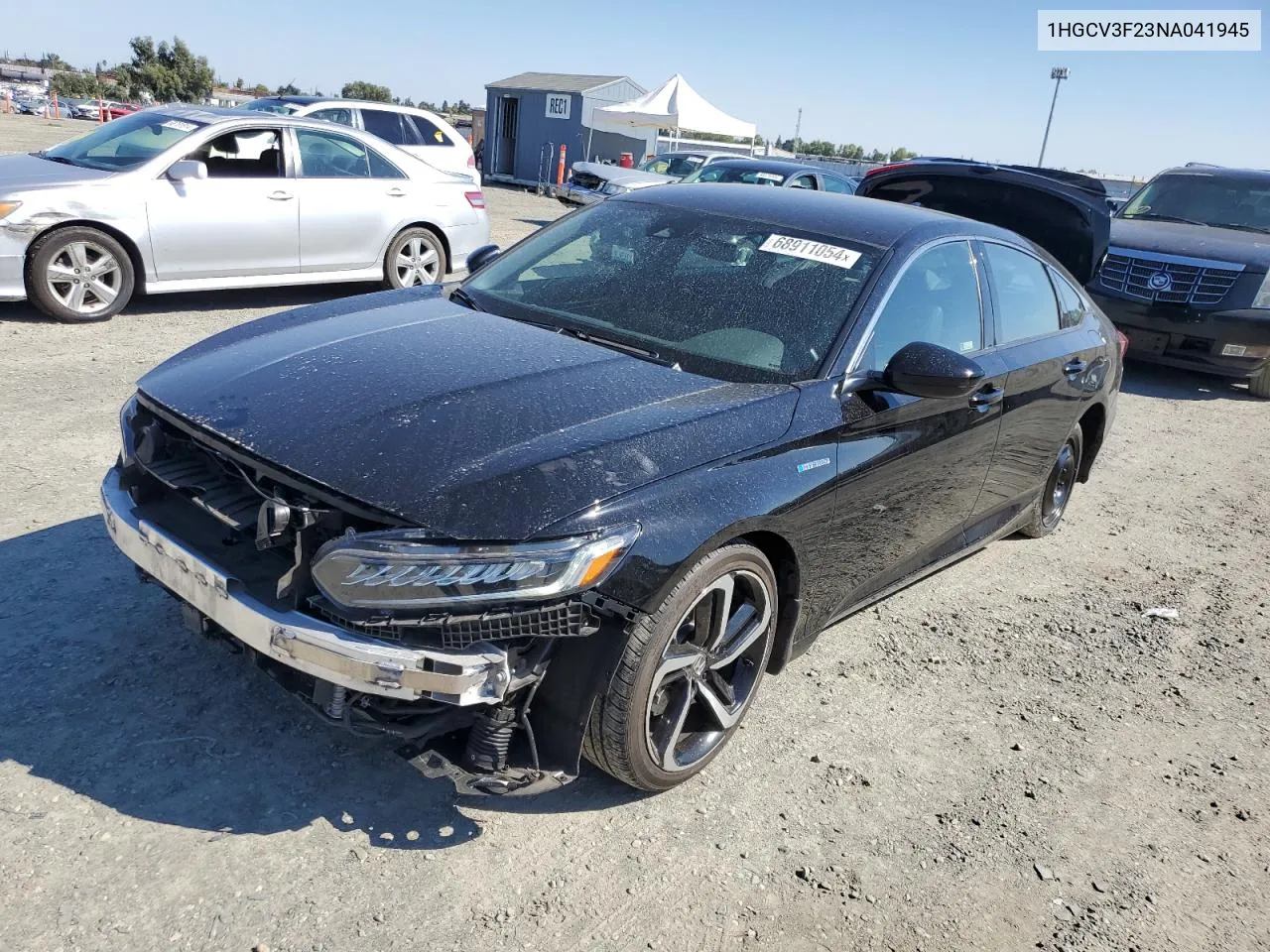 2022 Honda Accord Hybrid Sport VIN: 1HGCV3F23NA041945 Lot: 68911054