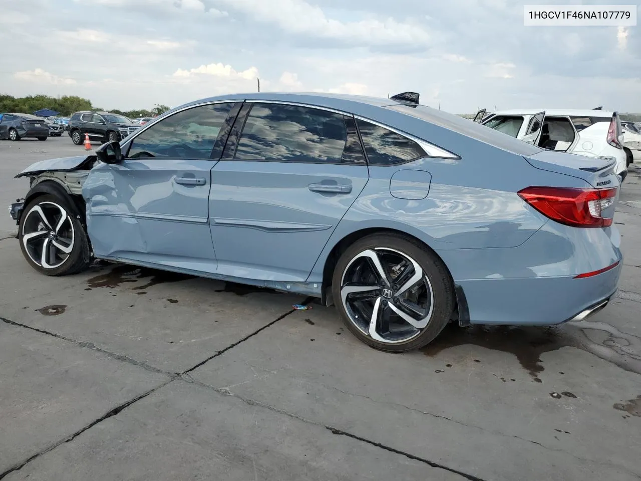 2022 Honda Accord Sport Se VIN: 1HGCV1F46NA107779 Lot: 68932194