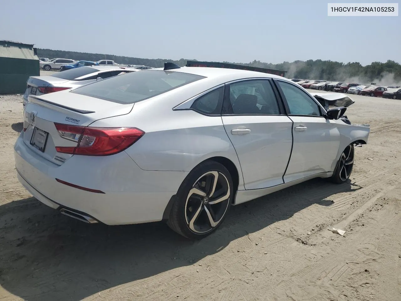 2022 Honda Accord Sport Se VIN: 1HGCV1F42NA105253 Lot: 69110894