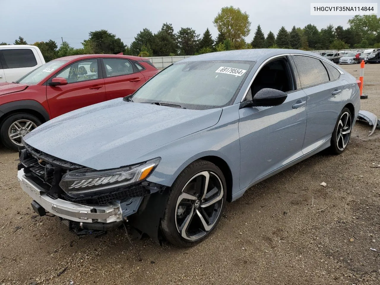 1HGCV1F35NA114844 2022 Honda Accord Sport