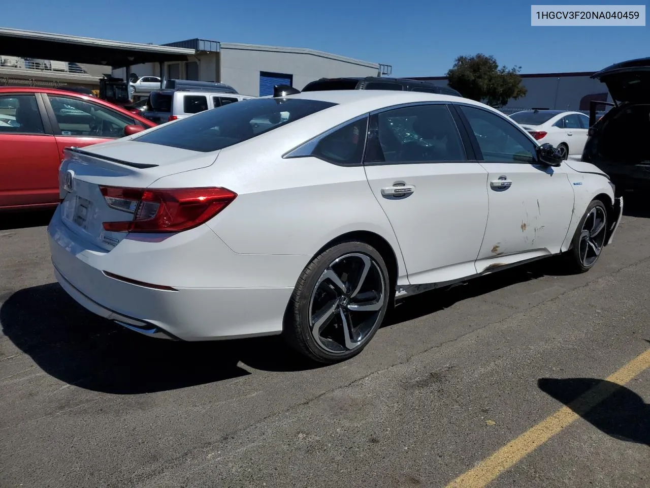 2022 Honda Accord Hybrid Sport VIN: 1HGCV3F20NA040459 Lot: 69273854