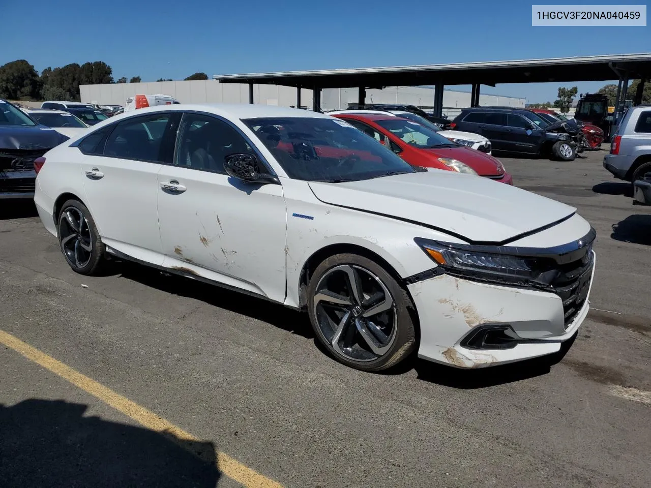 2022 Honda Accord Hybrid Sport VIN: 1HGCV3F20NA040459 Lot: 69273854