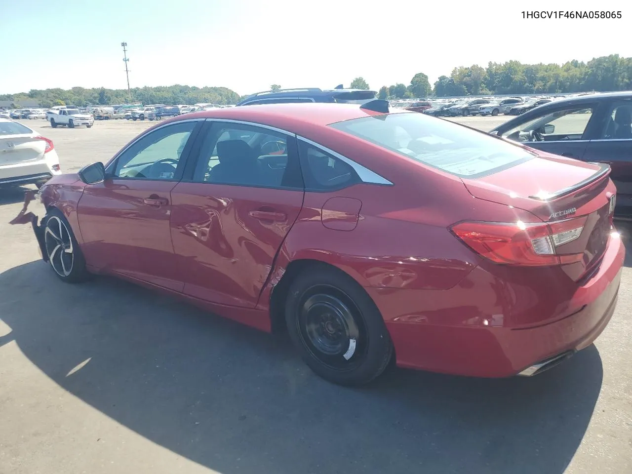 1HGCV1F46NA058065 2022 Honda Accord Sport Se