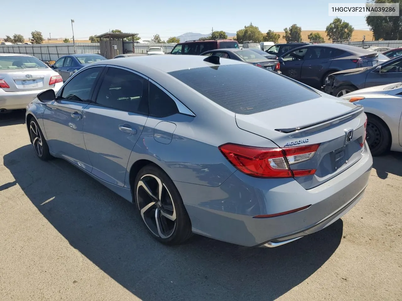 2022 Honda Accord Hybrid Sport VIN: 1HGCV3F21NA039286 Lot: 69314174