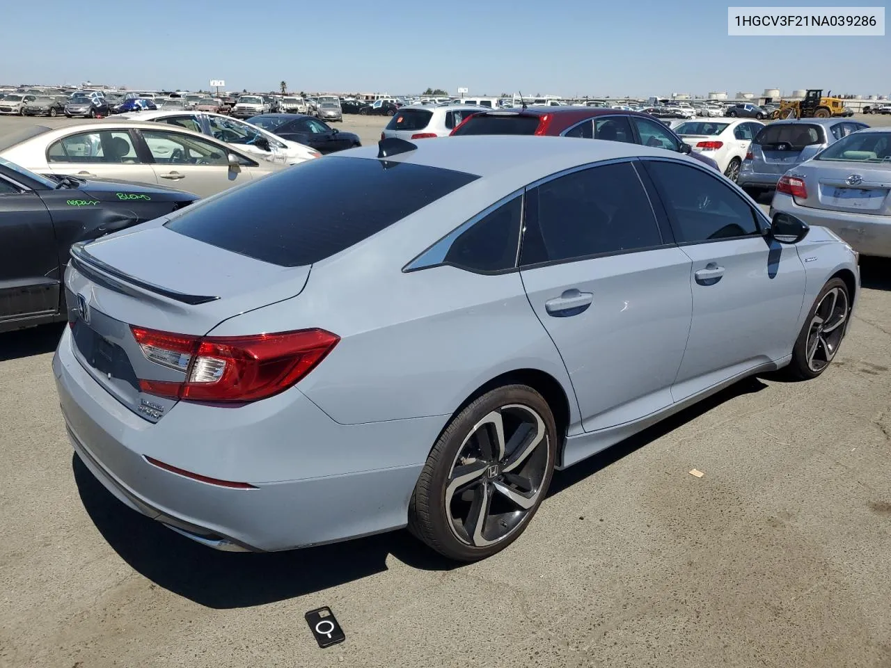 2022 Honda Accord Hybrid Sport VIN: 1HGCV3F21NA039286 Lot: 69314174