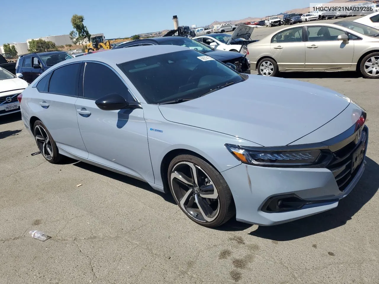 1HGCV3F21NA039286 2022 Honda Accord Hybrid Sport