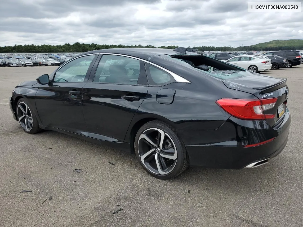 1HGCV1F30NA080540 2022 Honda Accord Sport