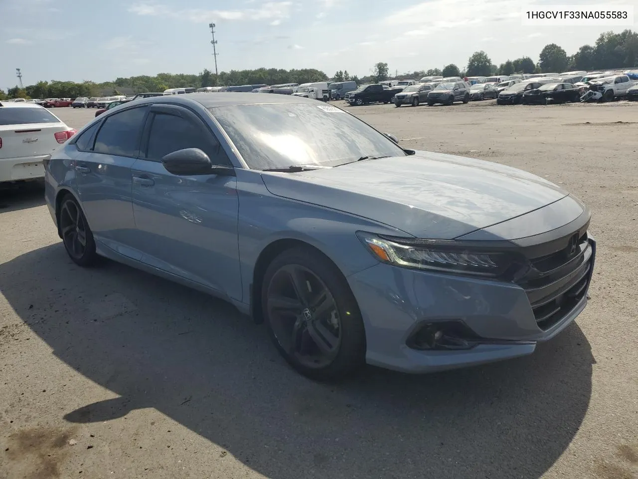 2022 Honda Accord Sport VIN: 1HGCV1F33NA055583 Lot: 69508914