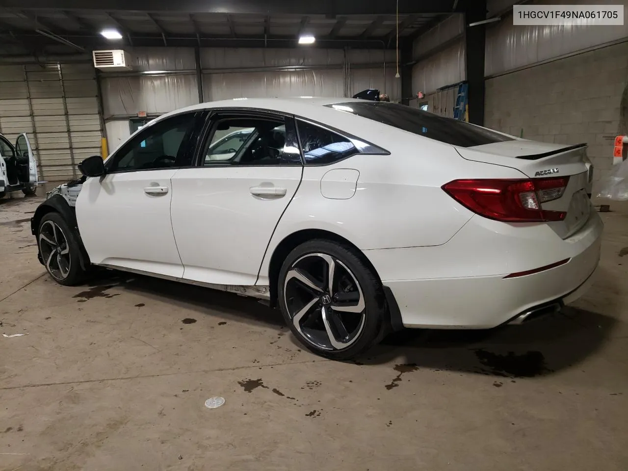 1HGCV1F49NA061705 2022 Honda Accord Sport Se