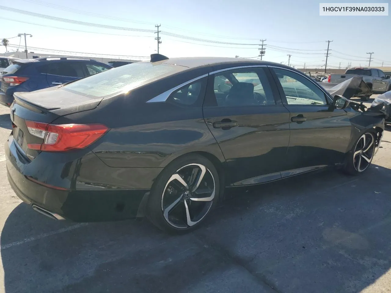 1HGCV1F39NA030333 2022 Honda Accord Sport