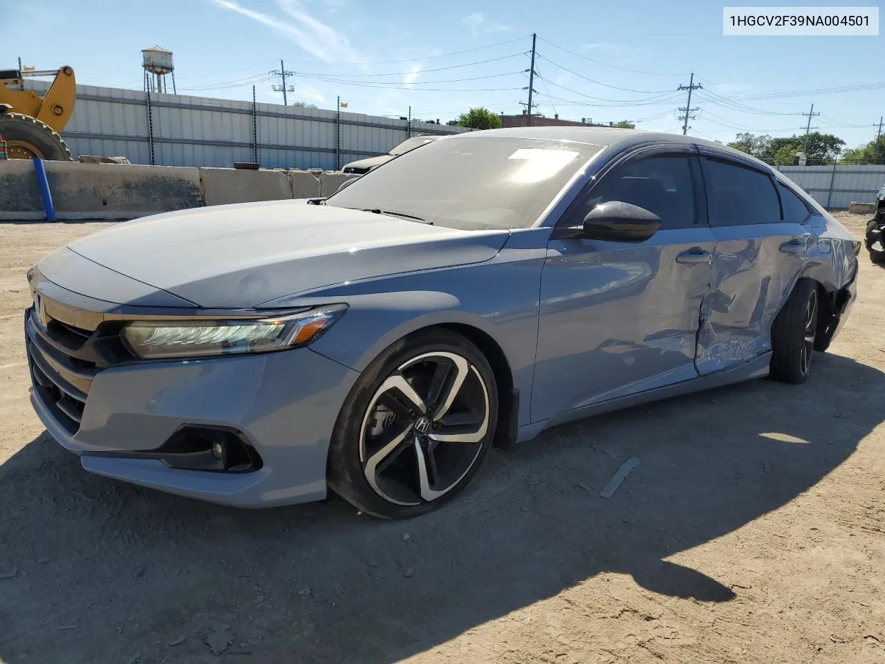 2022 Honda Accord Sport VIN: 1HGCV2F39NA004501 Lot: 69704524