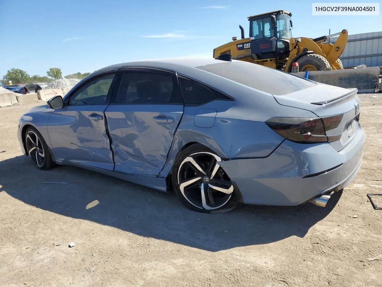 2022 Honda Accord Sport VIN: 1HGCV2F39NA004501 Lot: 69704524