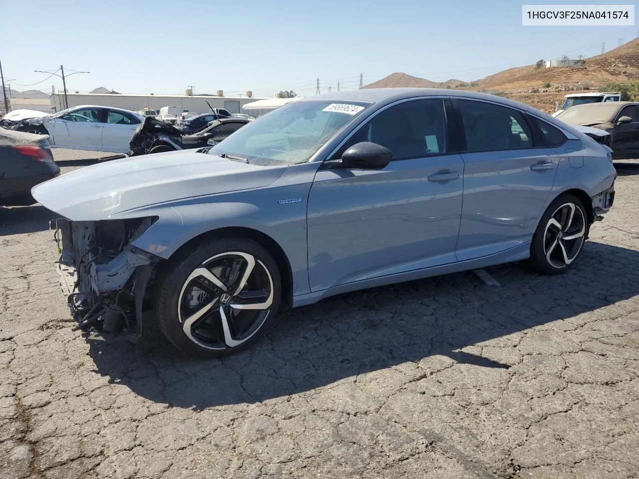 1HGCV3F25NA041574 2022 Honda Accord Hybrid Sport