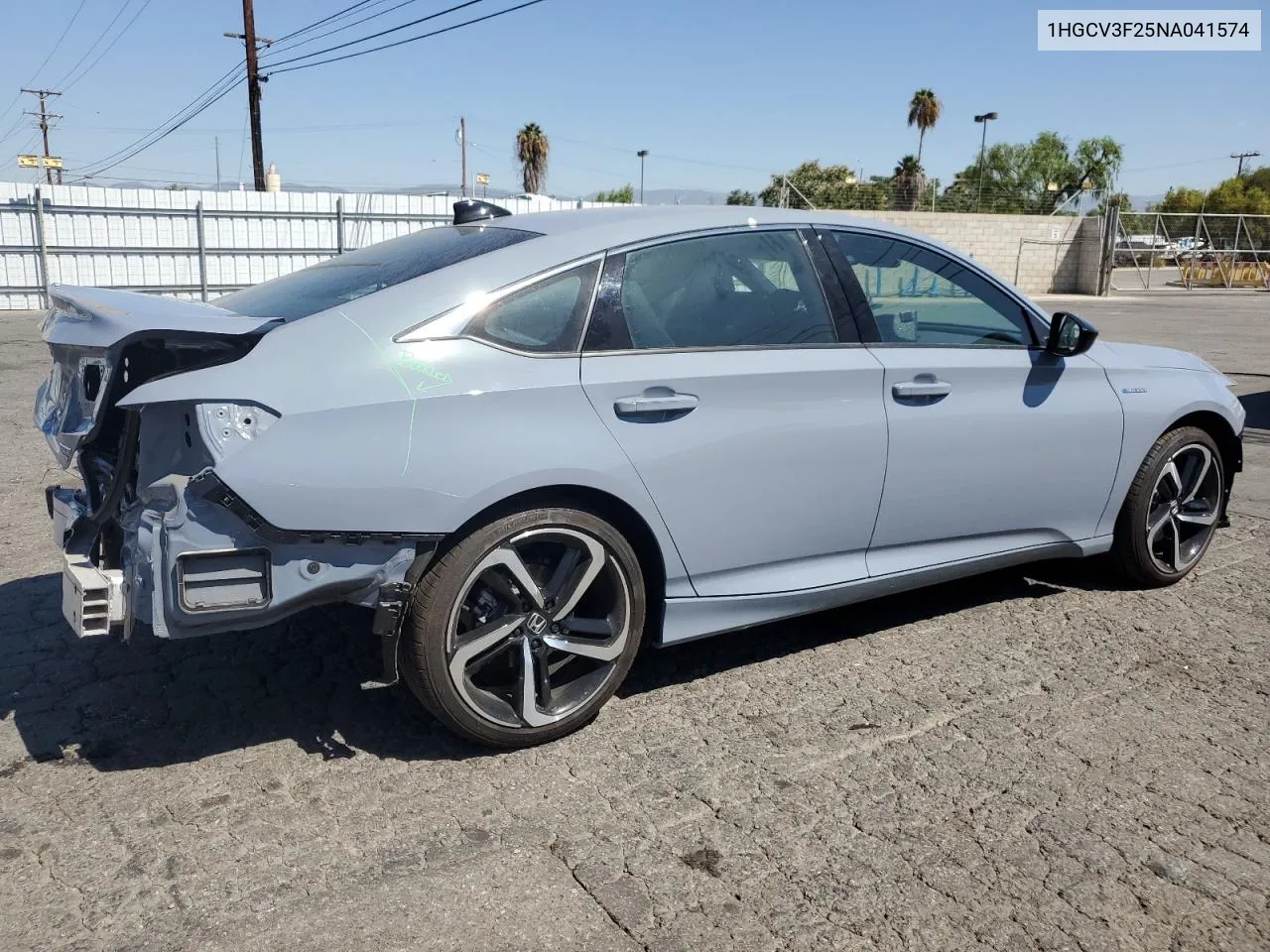 1HGCV3F25NA041574 2022 Honda Accord Hybrid Sport