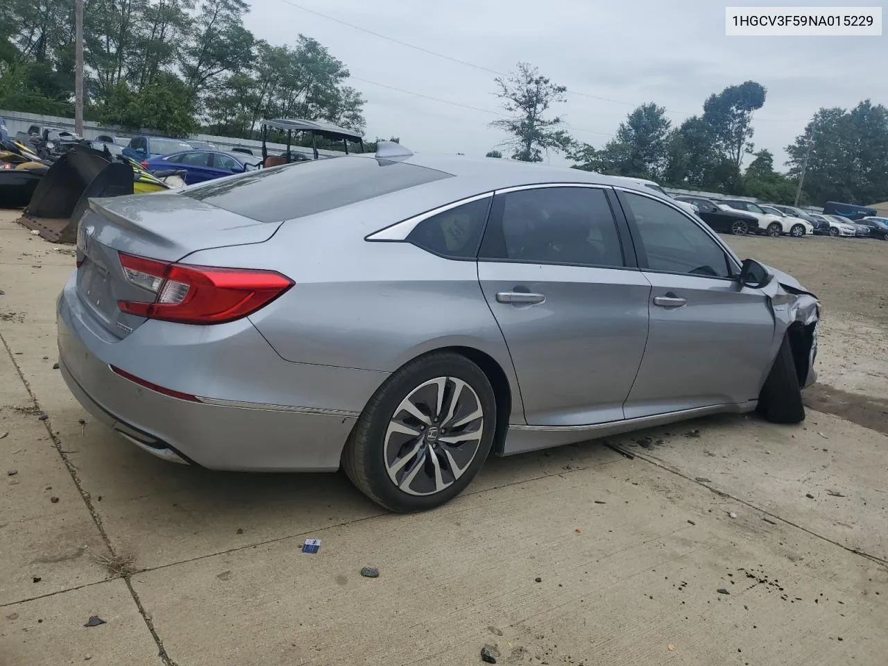 1HGCV3F59NA015229 2022 Honda Accord Hybrid Exl