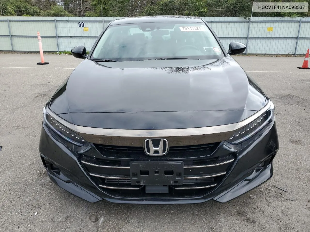 2022 Honda Accord Sport Se VIN: 1HGCV1F41NA098537 Lot: 70147524