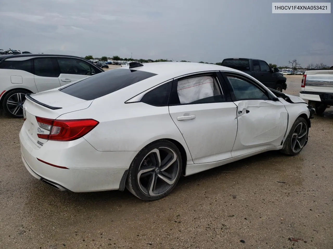 1HGCV1F4XNA053421 2022 Honda Accord Sport Se