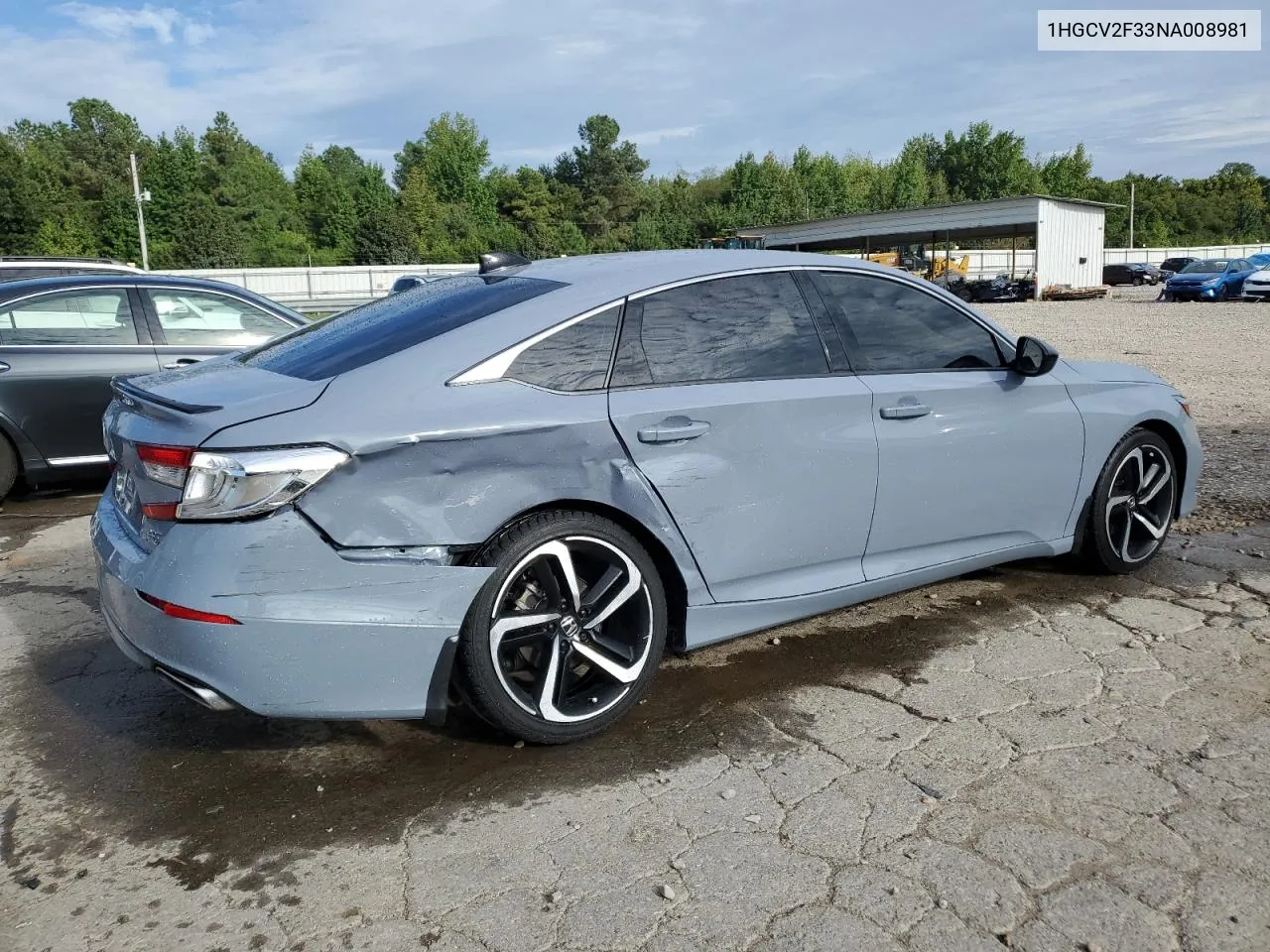 2022 Honda Accord Sport VIN: 1HGCV2F33NA008981 Lot: 70234344