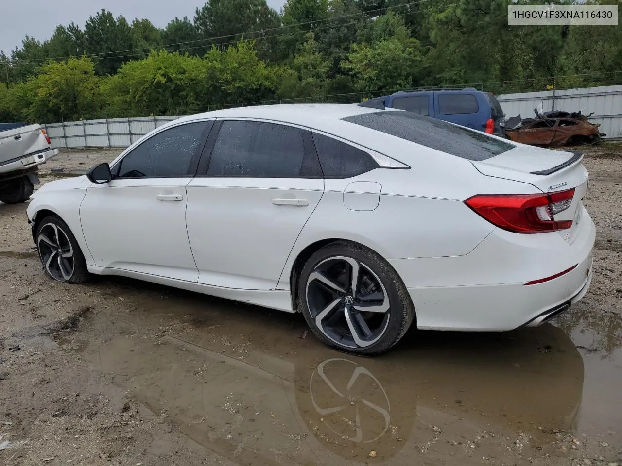 1HGCV1F3XNA116430 2022 Honda Accord Sport