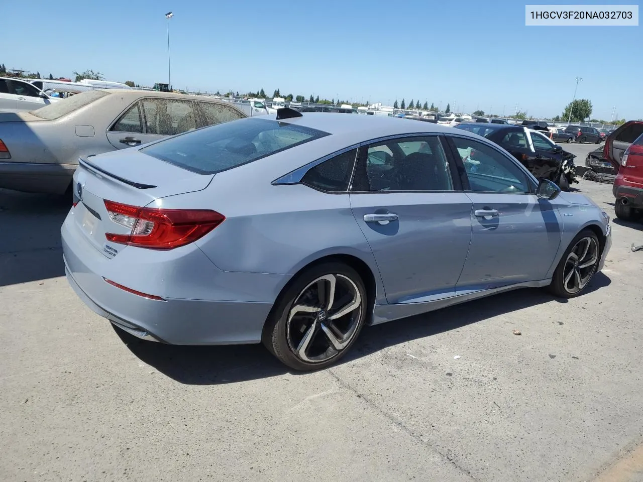 2022 Honda Accord Hybrid Sport VIN: 1HGCV3F20NA032703 Lot: 70417194