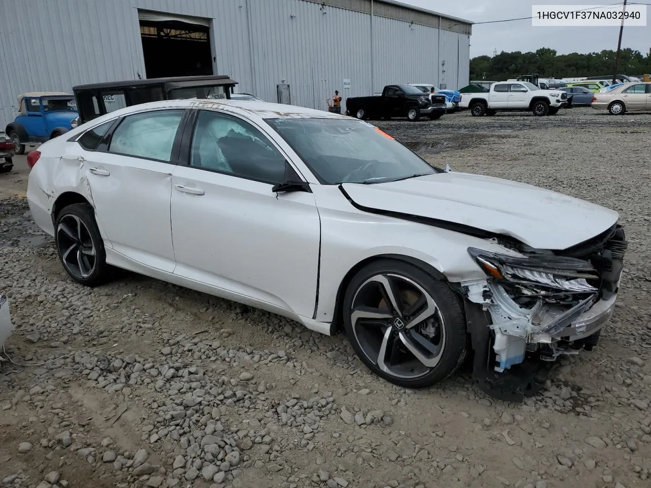 1HGCV1F37NA032940 2022 Honda Accord Sport