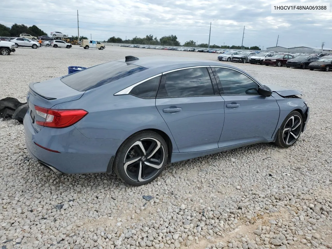 2022 Honda Accord Sport Se VIN: 1HGCV1F48NA069388 Lot: 70534784