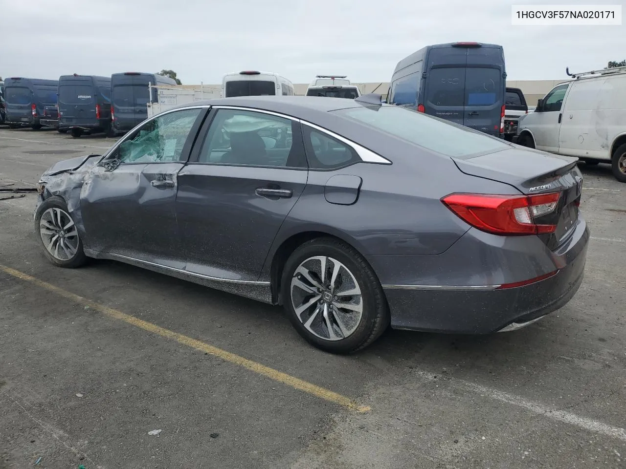 1HGCV3F57NA020171 2022 Honda Accord Hybrid Exl