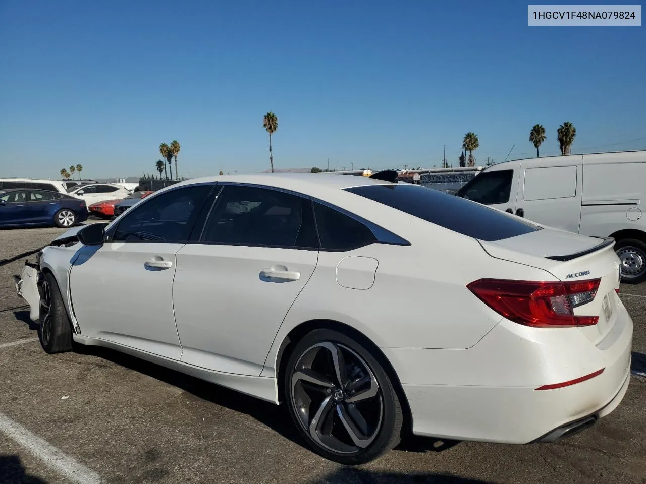 1HGCV1F48NA079824 2022 Honda Accord Sport Se