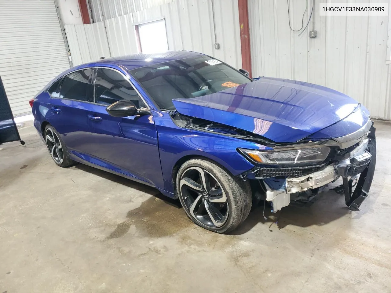 2022 Honda Accord Sport VIN: 1HGCV1F33NA030909 Lot: 71081834