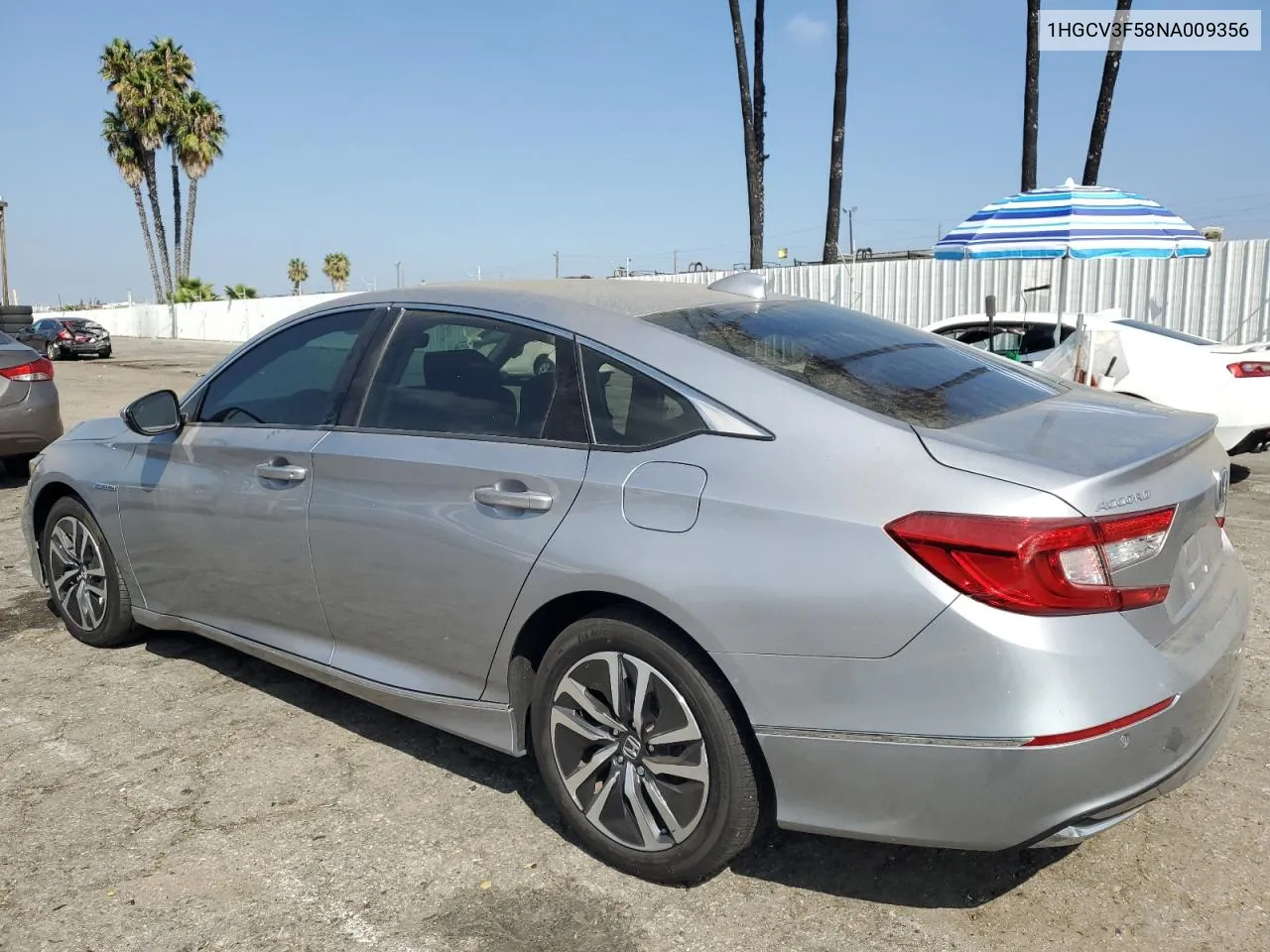 1HGCV3F58NA009356 2022 Honda Accord Hybrid Exl